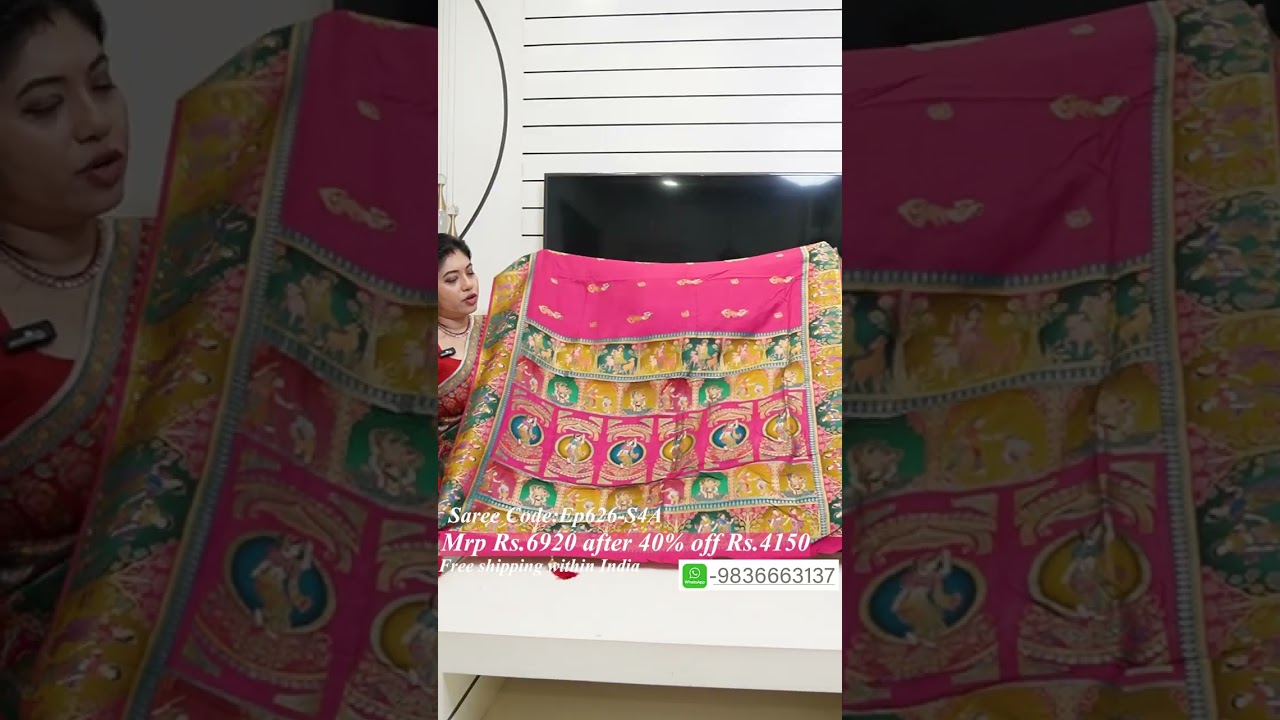 Flat 40% off Kanni & Mashru Silk Sarees Collection EP626