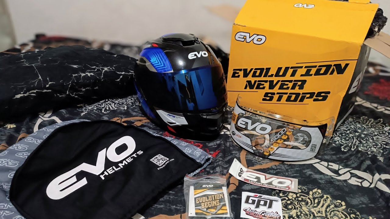 Evo VXR5000 Vertex Modular Helmet Unboxing #evohelmet #vxr5000vertex #modularhelmet