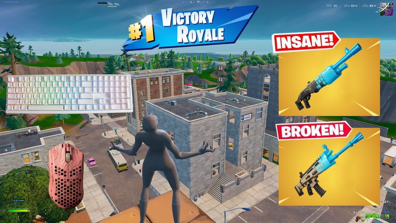 Fortnite Reload | High kill Solo Ranked Win Gameplay | Keyboard & Mouse | 240FPS 4k