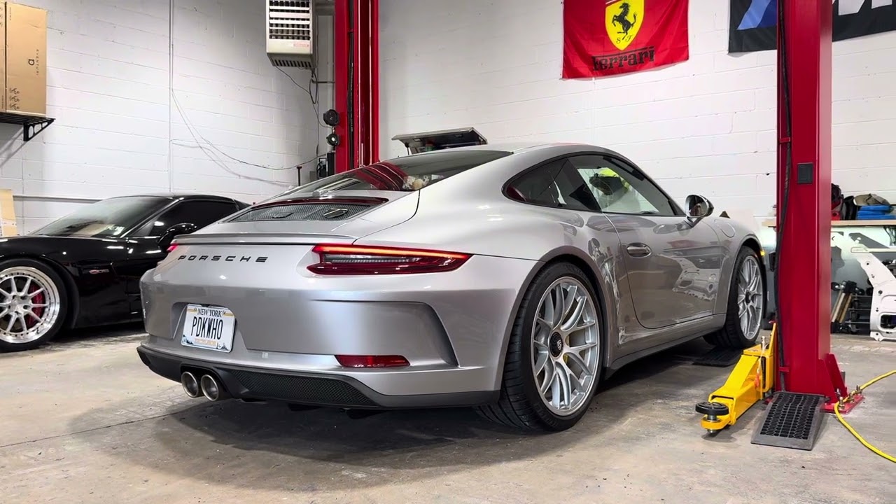 PORSCHE 991.2 GT3 TOURING | Akrapovic Titanium Slip-On Race Line Exhaust