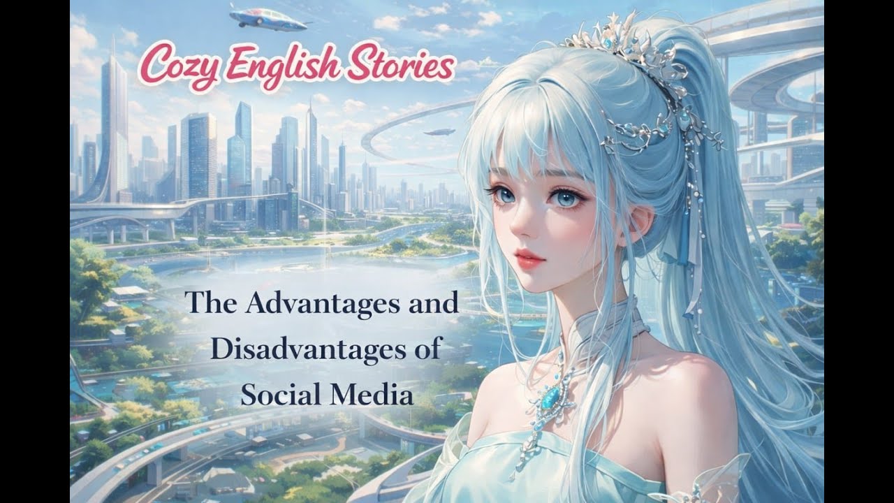The Advantages and Disadvantages of Social Media | Relaxing English Story (B1)