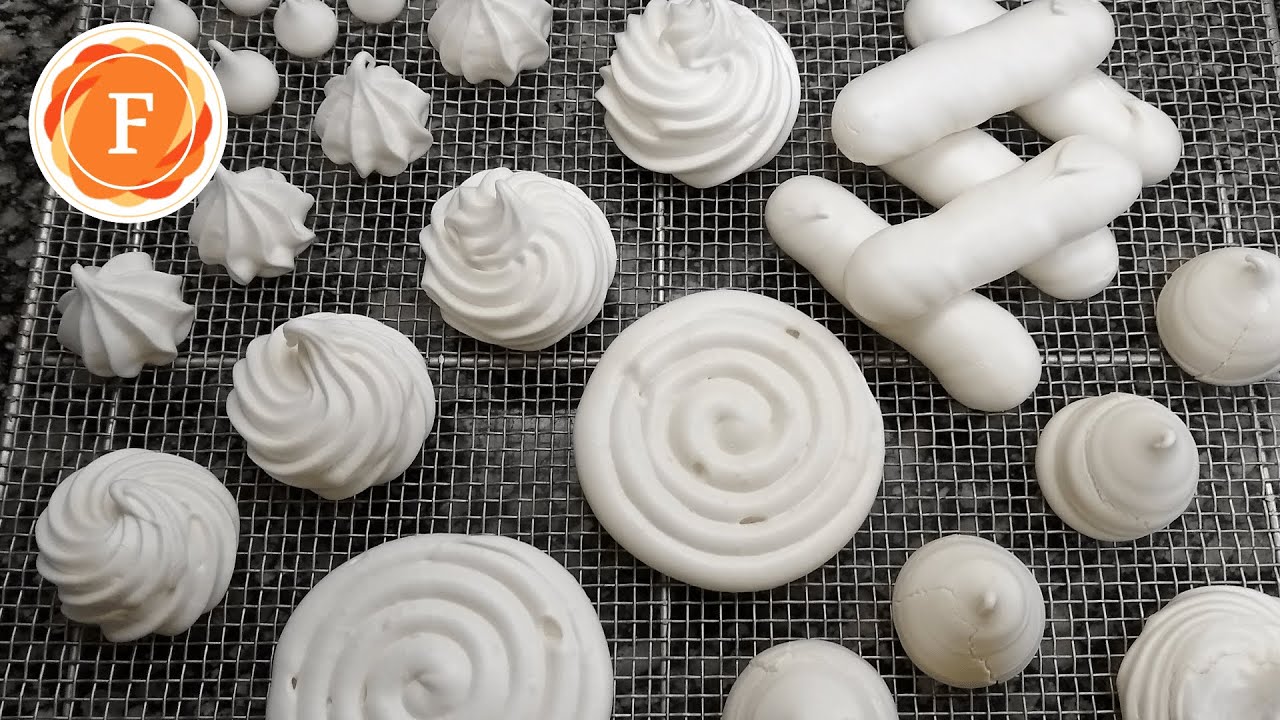 Cómo hacer Merengues secos con la técnica del merengue francés || Feather Sweets