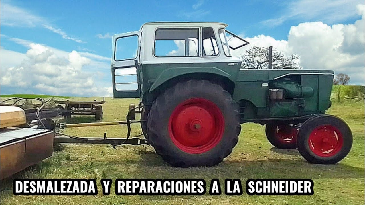Sacamos la SCHNEIDER a desmalezar CARDOS