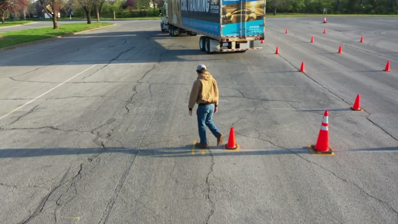 Class A CDL Skills Test. Parallel Park Passenger Side (I’m Driving)