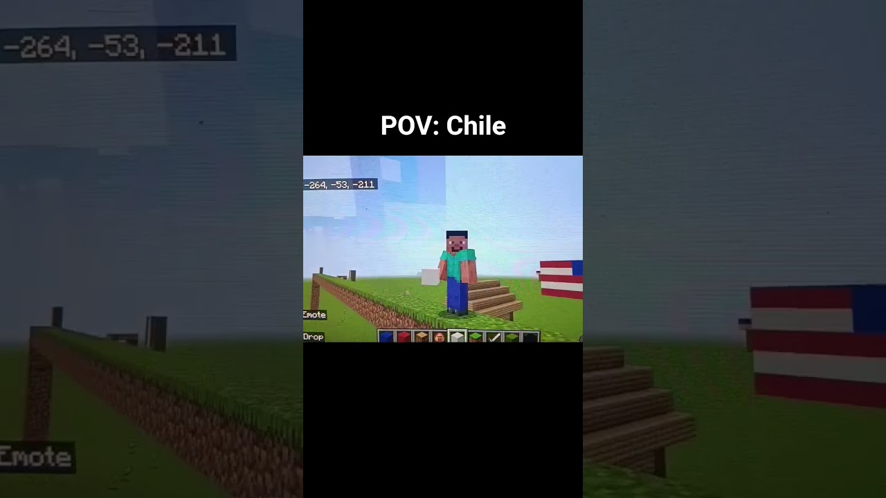 POV: Chile(In Minecraft) #minecraft #funny #gaming