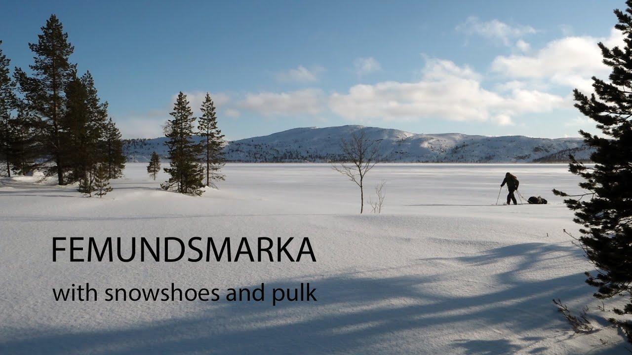 A winter hike in Femundsmarka, Norway