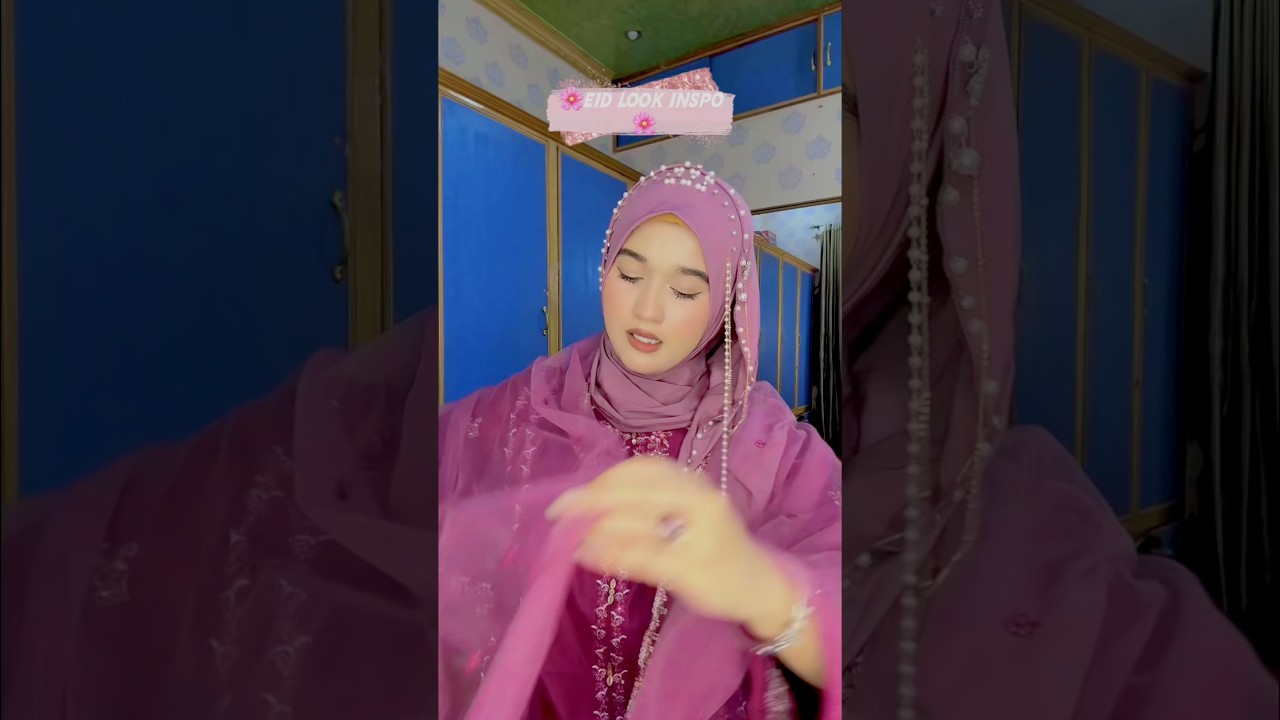 Your eid inspiration 🌸|#youtubeshorts #grwn #makeup