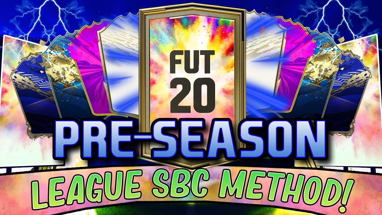 LEAGUE SBC METHOD IS STILL EFFECTIVE FOR PRE-SEASON! HOW TO GRIND PACKS FOR PRE-SEASON. FIFA 20 TIPS