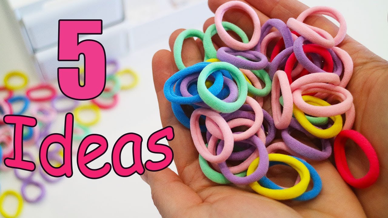 5 CREATIVE IDEAS using hair bands