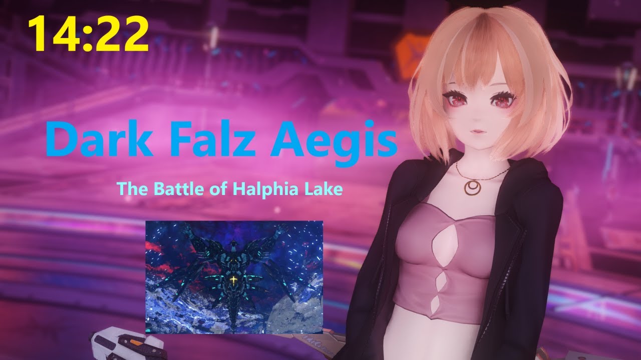 [PSO2:NGS] 14:22 Solo Dark Falz Aegis (Wa/Fo)
