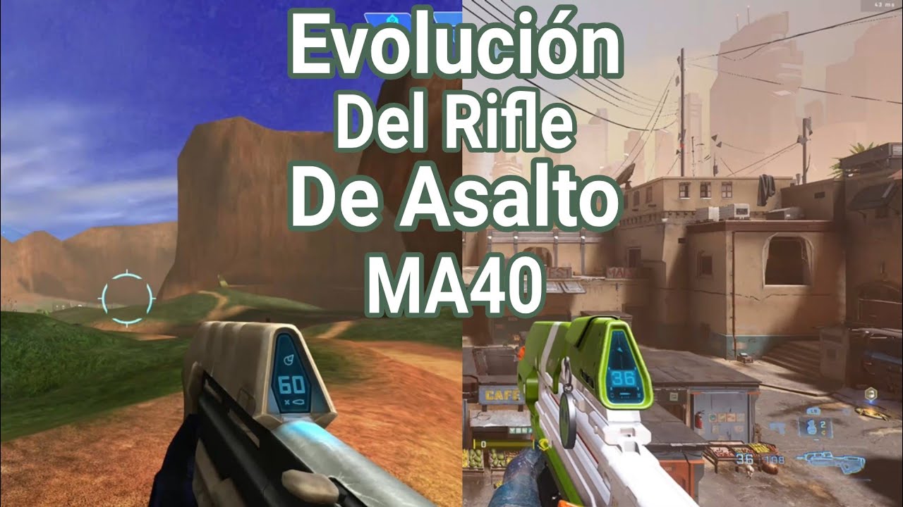 Evolución del Rifle de Asalto MA40 Halo CE - Halo Infinite | JRunner04