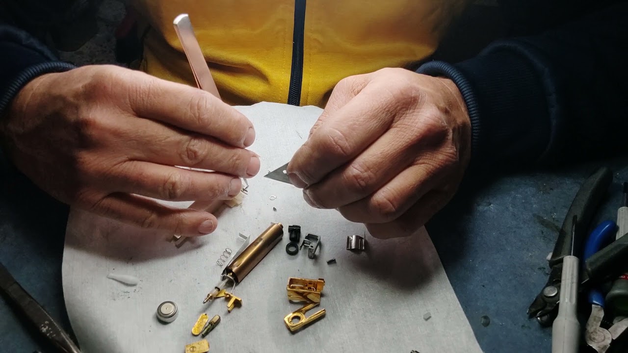 Maruman 501 IC Lighter Disassembly, assembly, repair Electronics and gas tank filling 2 part
