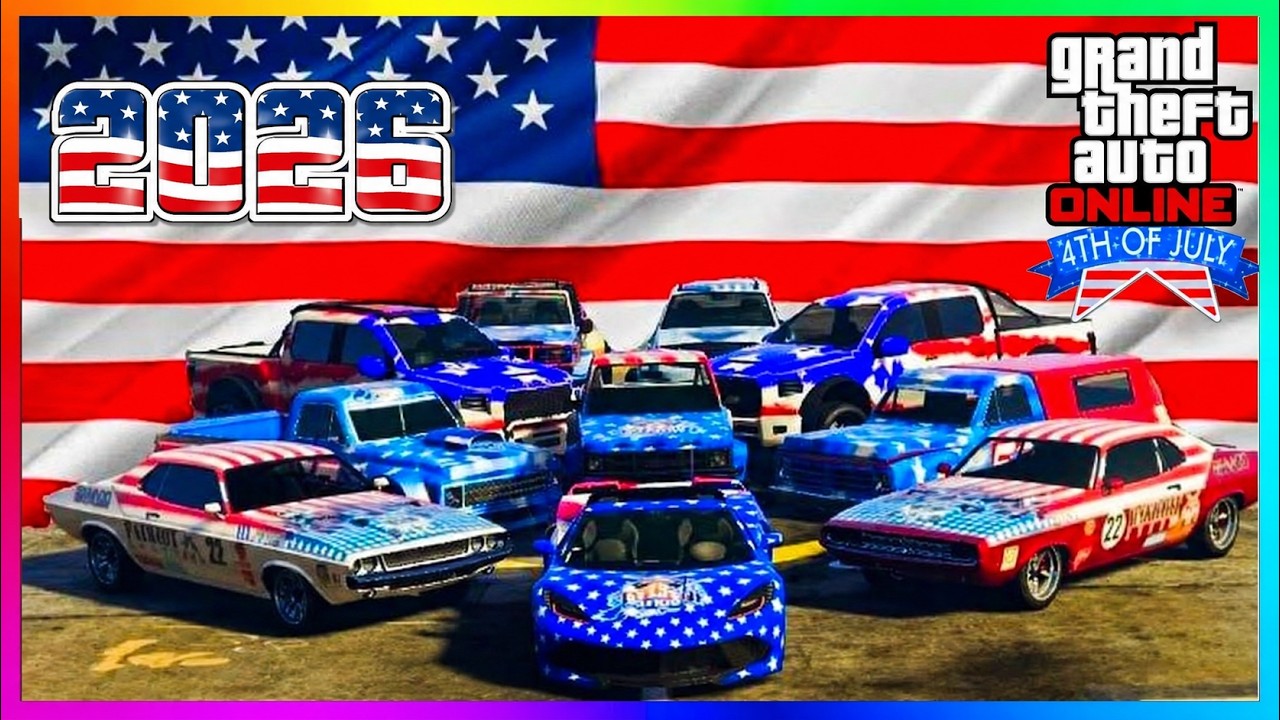 ALL RARE 4TH OF JULY CARS, New USA INDEPENDENCE DAY Vehicles, GTA 5 DLC 2026 (GTA Online Update)