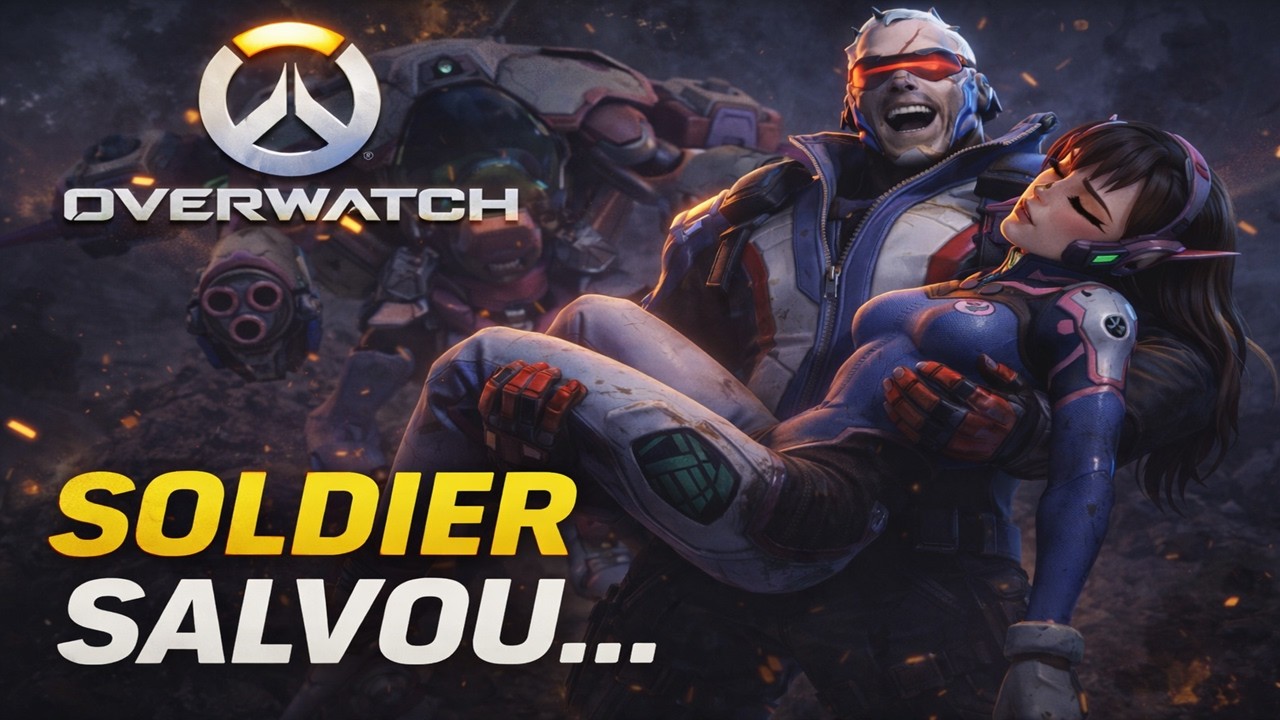 SOLDIER SALVOU... | Ranqueada Overwatch no PS4