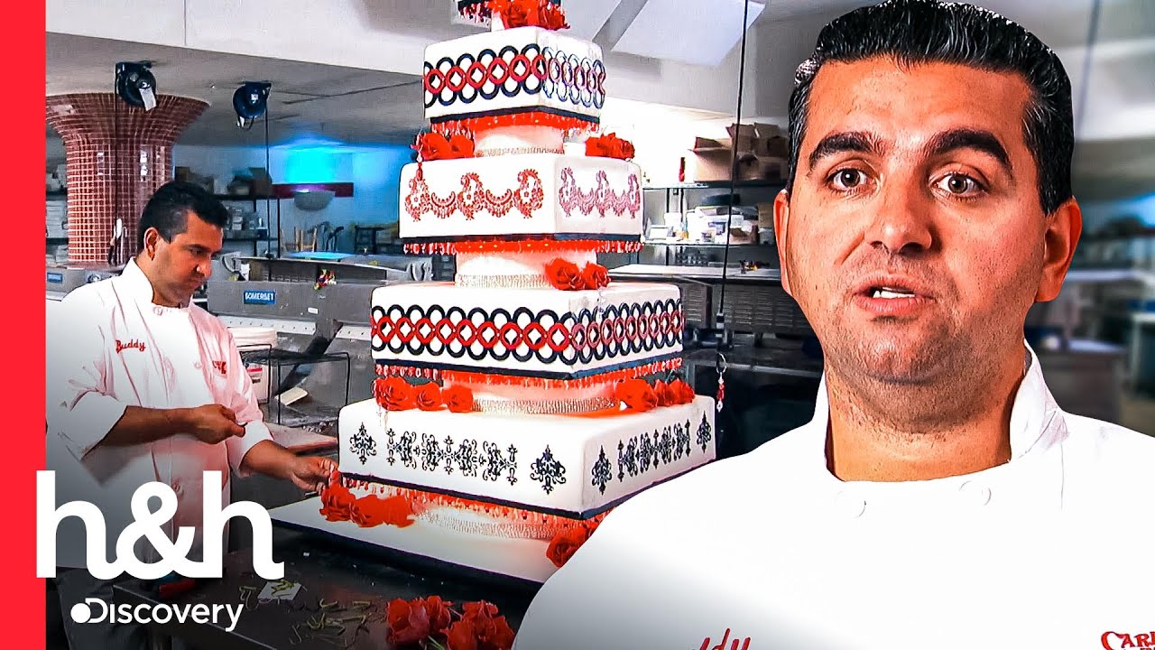 Bolo de casamento com 5 camadas inspirado no cinema de Bollywood | Cake Boss | Discovery H&H Brasil