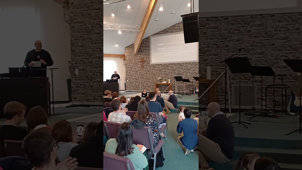 Baptism on stage - ICF church Oberursel 16.02.25 | Водохреща на сцені церква Німеччина