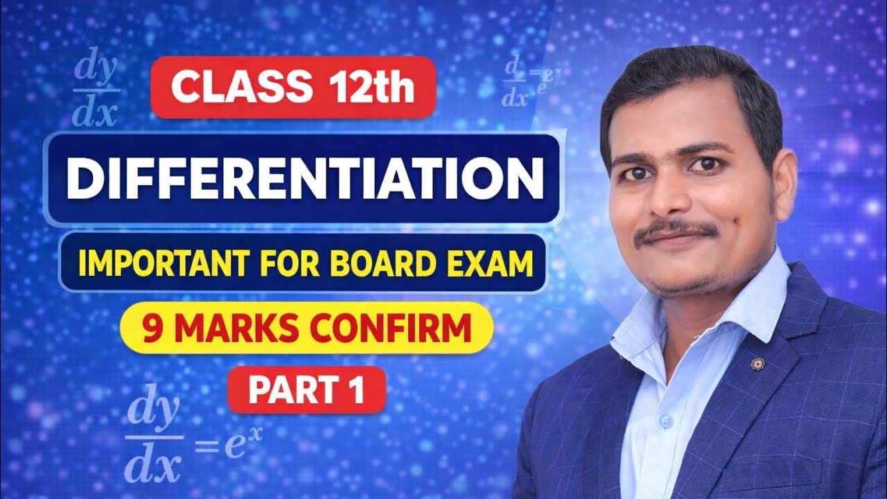 Differentiation class 12th | Very important revision #class12maths #derivatives 