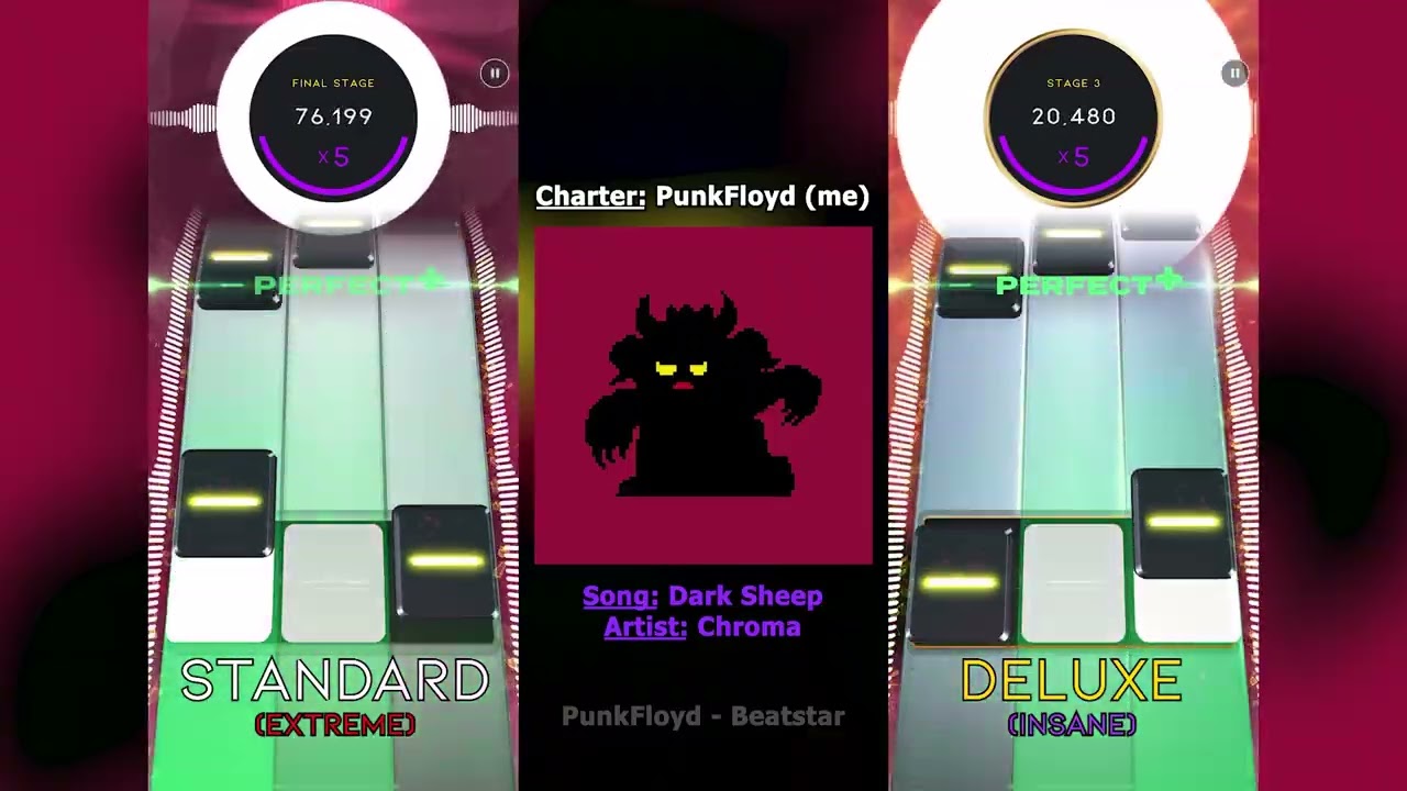 [Beatclone] Dark Sheep - Chroma (Chart Comparison)