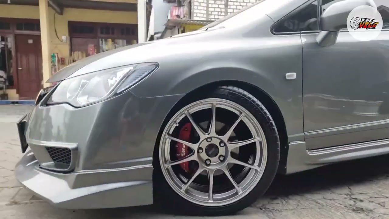 Modifikasi Civic FD menggunakan Velg R18 SSW 🔰 Lebar 8.5 Et.35 ban 225/40