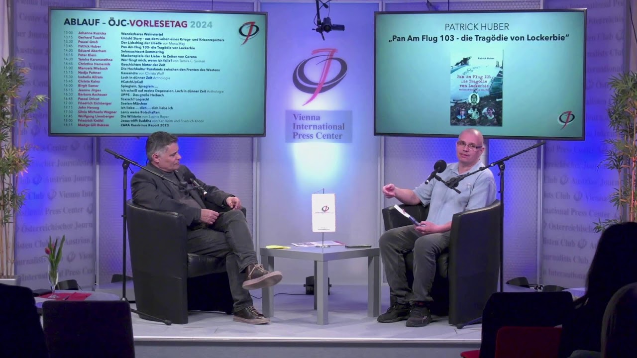 &Ouml;JC Live: Vorlesetag 2024 - Patrick Huber - Pan Am Flug 103 - die Trag&ouml;die von Lockerbie