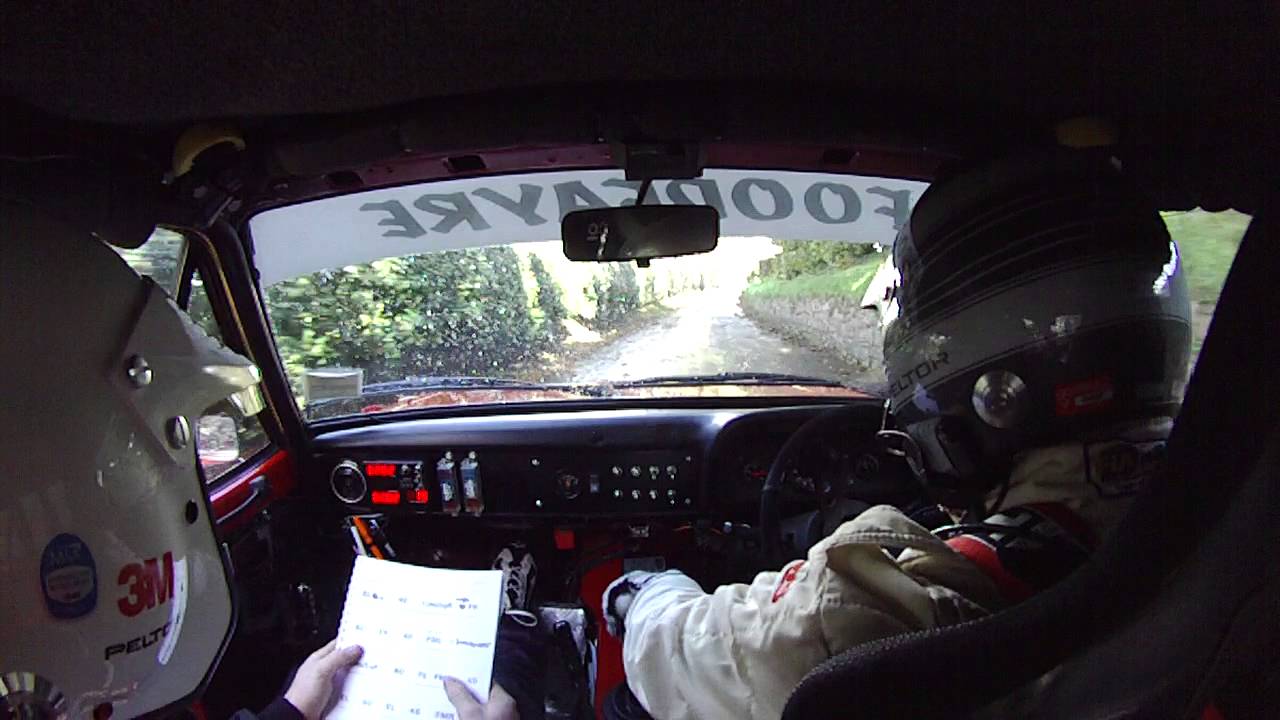 jersey rally 2012 stage 1 trinity, car 35 ross le noa + domonic volante