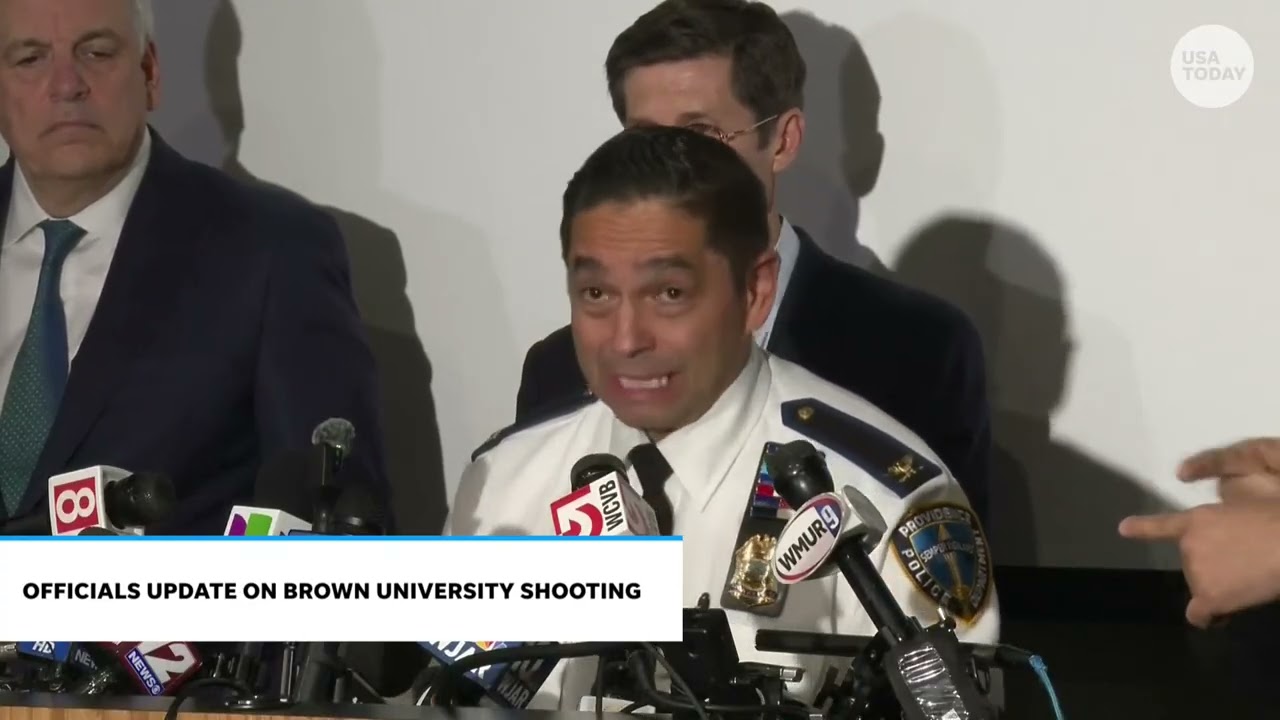 New video of Brown University suspect released at press conference by police, manhunt continues