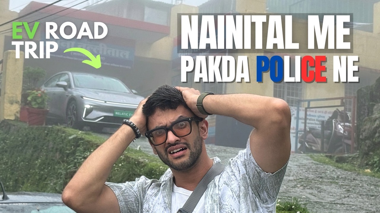 Delhi to Nainital in MG Windsor EV: Police ne Pakda, Deni Padi Fine :'( #bhimtal #kainchidham