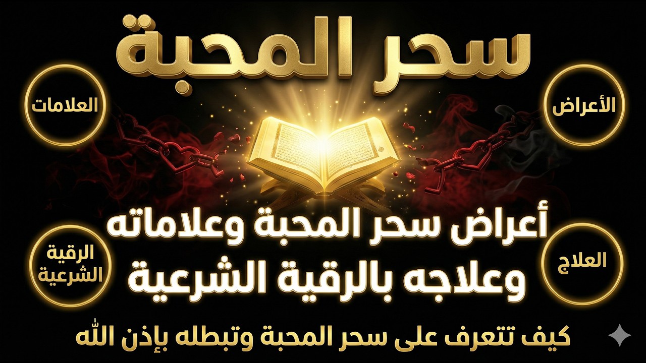 سحر المحبة | اعراض سحر المحبة و علاماته وعلاجة | نور ذكر الله
