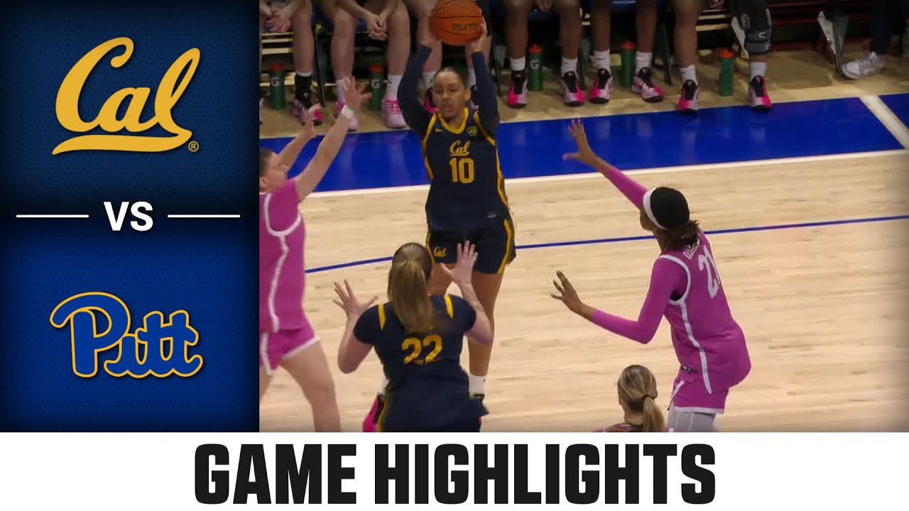Cal vs. Pitt Highlights | 2025-26 ACC Women's Basketball