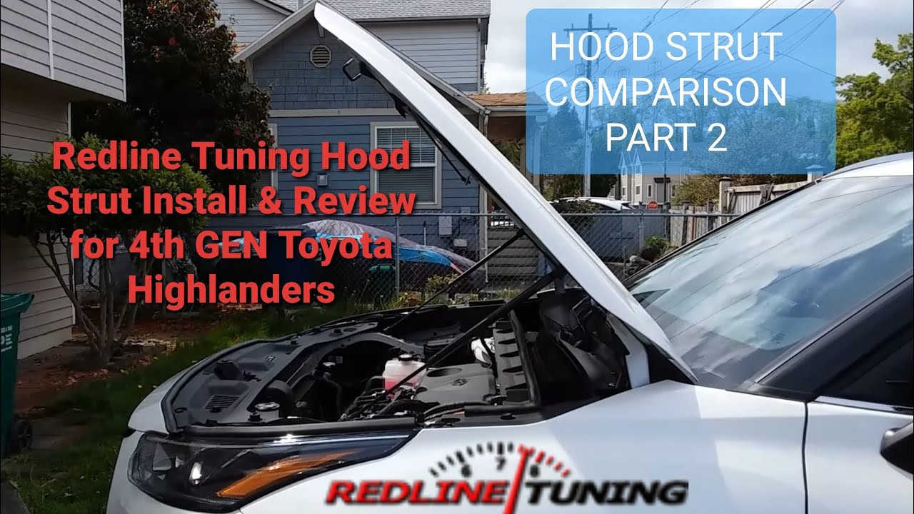 Redline Tuning QuickLIFT PLUS Hood Strut Install & Review for (2020-2026) Toyota Highlanders PART 2