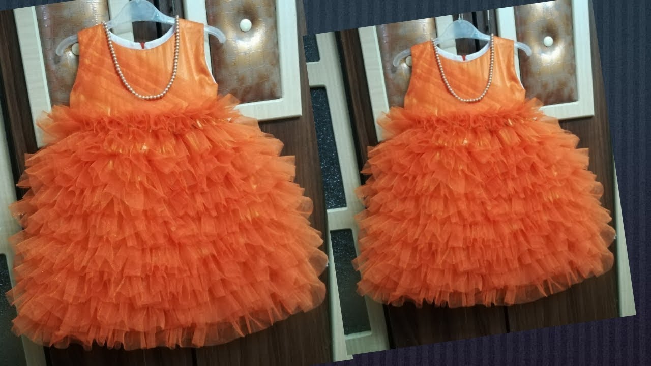 Beautiful frock design for 3 to 4 year girl