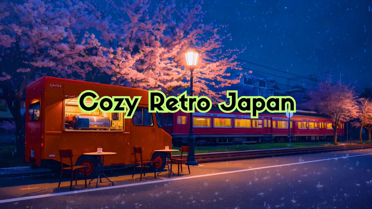 Cozy Retro Japan 🌙 Lofi Hip Hop Beats for Focus, Study & Calm Vibes 🎶