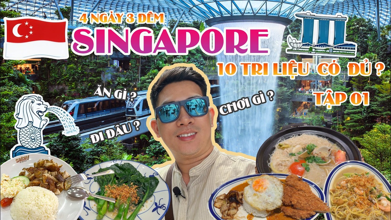 Du Lịch Singapore Tự Túc 4N3Đ_2026 | Day 1: Một bắt đầu đáng nhớ