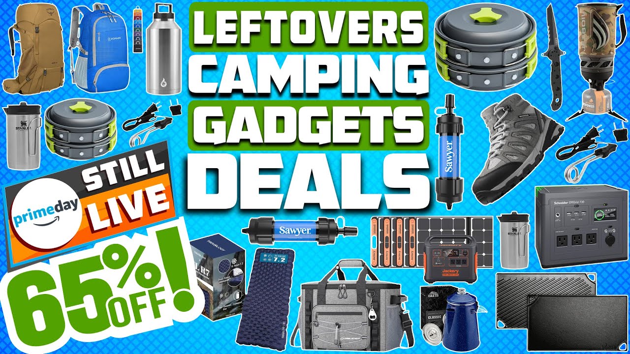 65% OFF Prime Day Camping Gadgets Deals STILL LIVE on Amazon!
