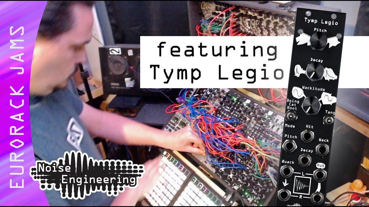 Eurorack jam featuring Tymp Legio digital percussion by Stephen McCaul