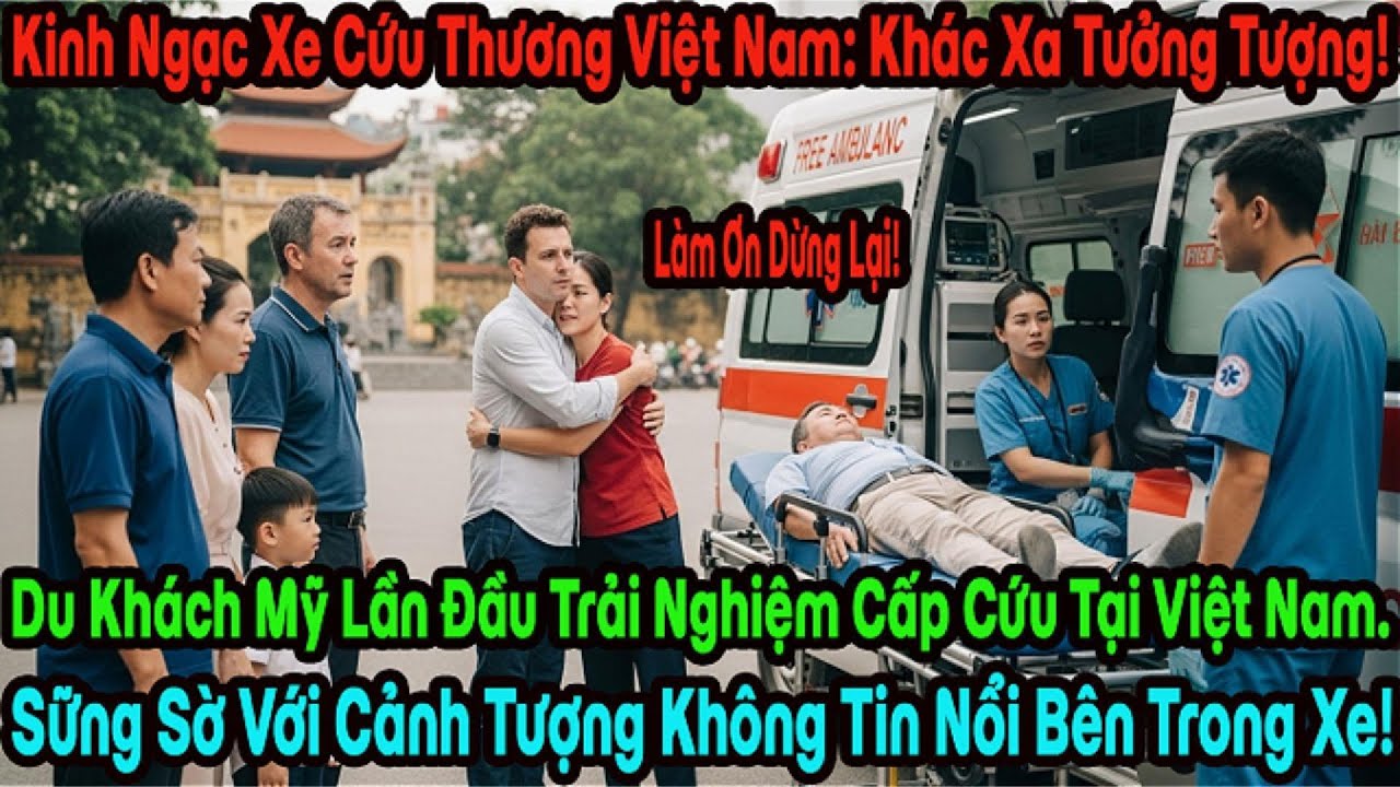 Gia Đình Mỹ Sốc Nặng Khi Gọi Xe Cấp Cứu ở Việt Nam: Lý Do Phía Sau Khiến Ai Cũng Ngỡ Ngàng!
