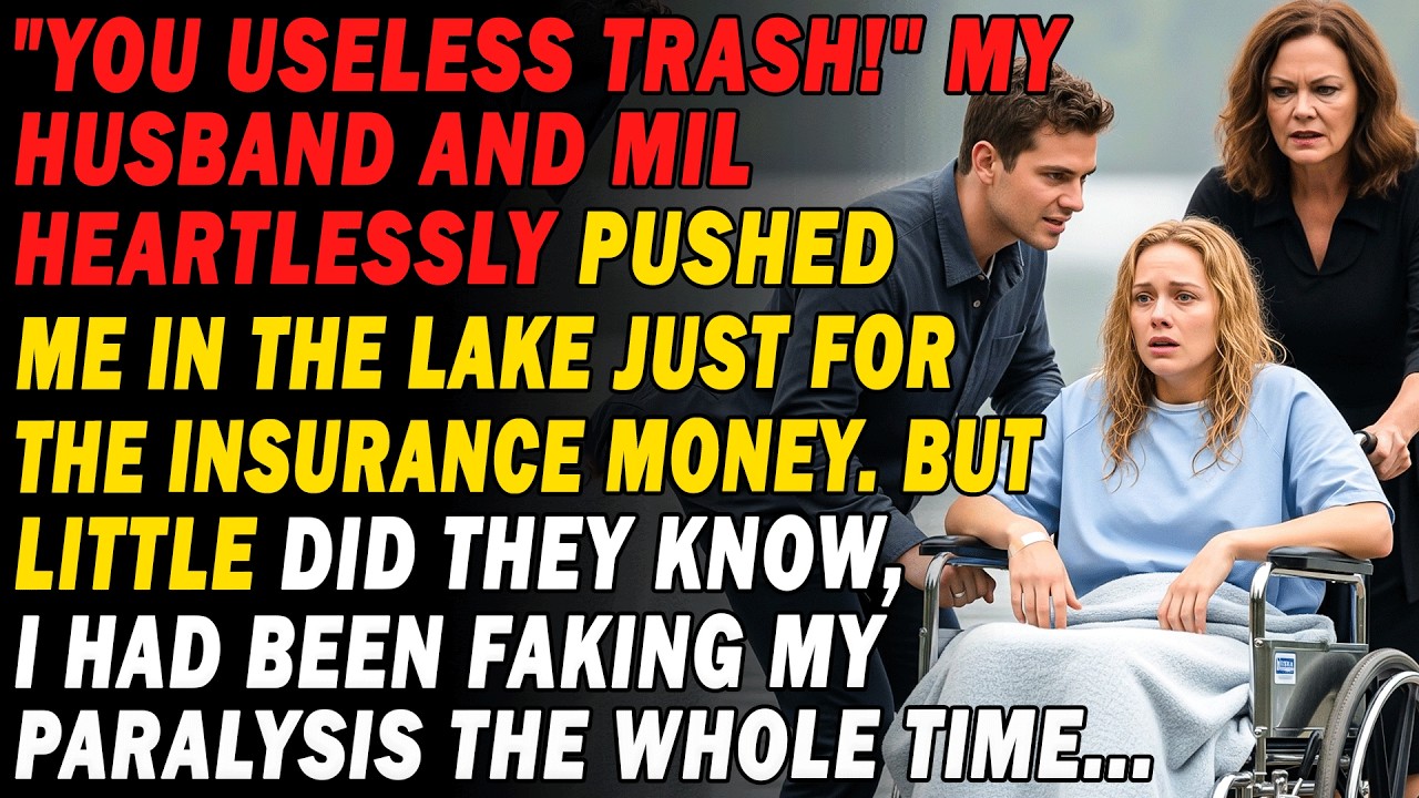 😱 Pushed Into The Lake By My Husband And MIL, I, Paralyzed 😭  Opened My Eyes As Their Steps Faded..😏