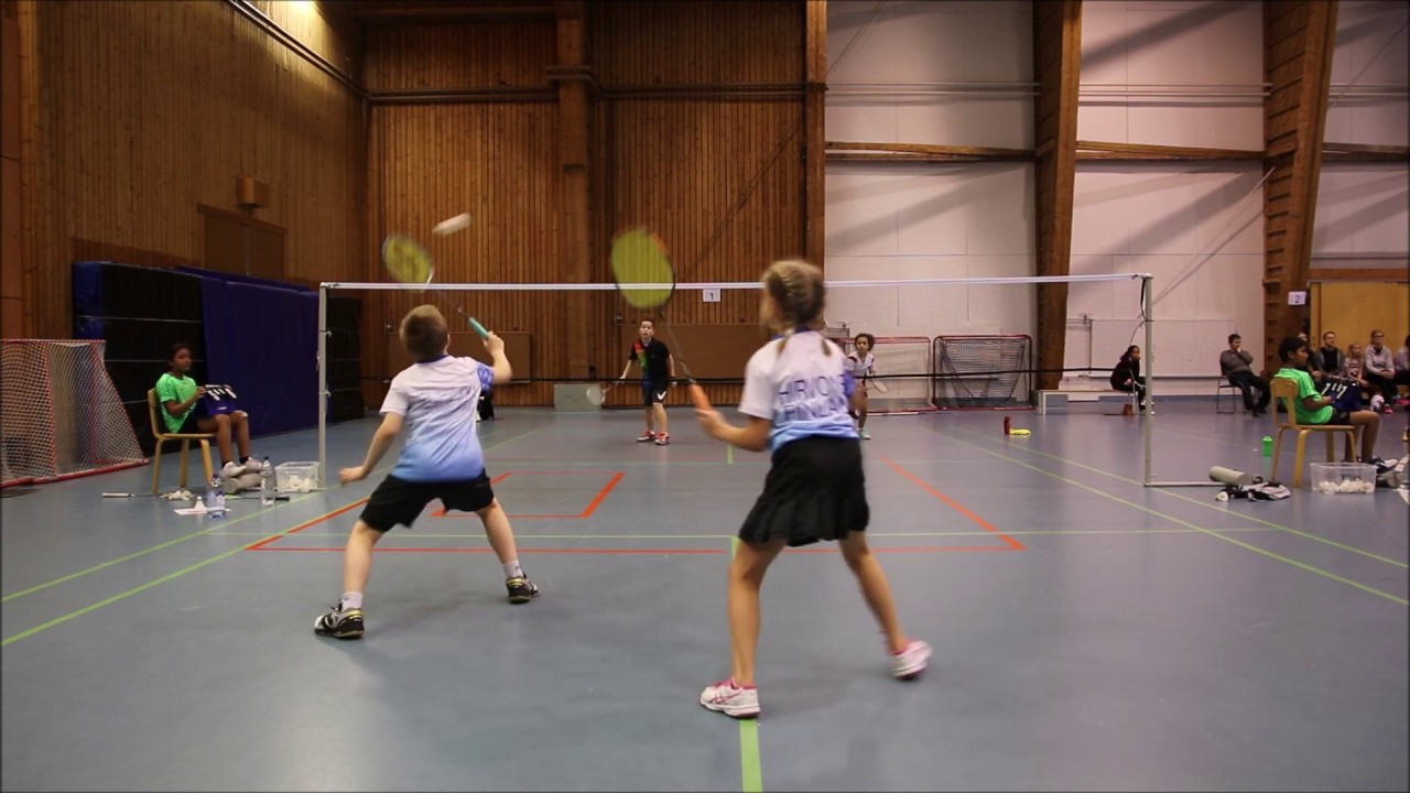 Badminton Trick Shot LIKE A BOSS at Finnish Youth International 2019