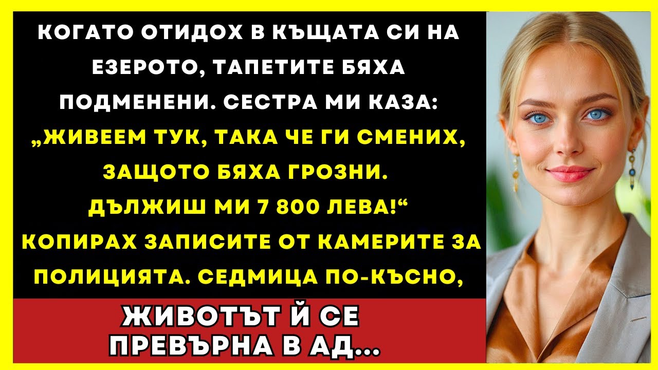 Сестра Се Нанесе Без Разрешение, Смени Тапетите И Ми Връчи Сметка За 7,6 Хил. Лв...