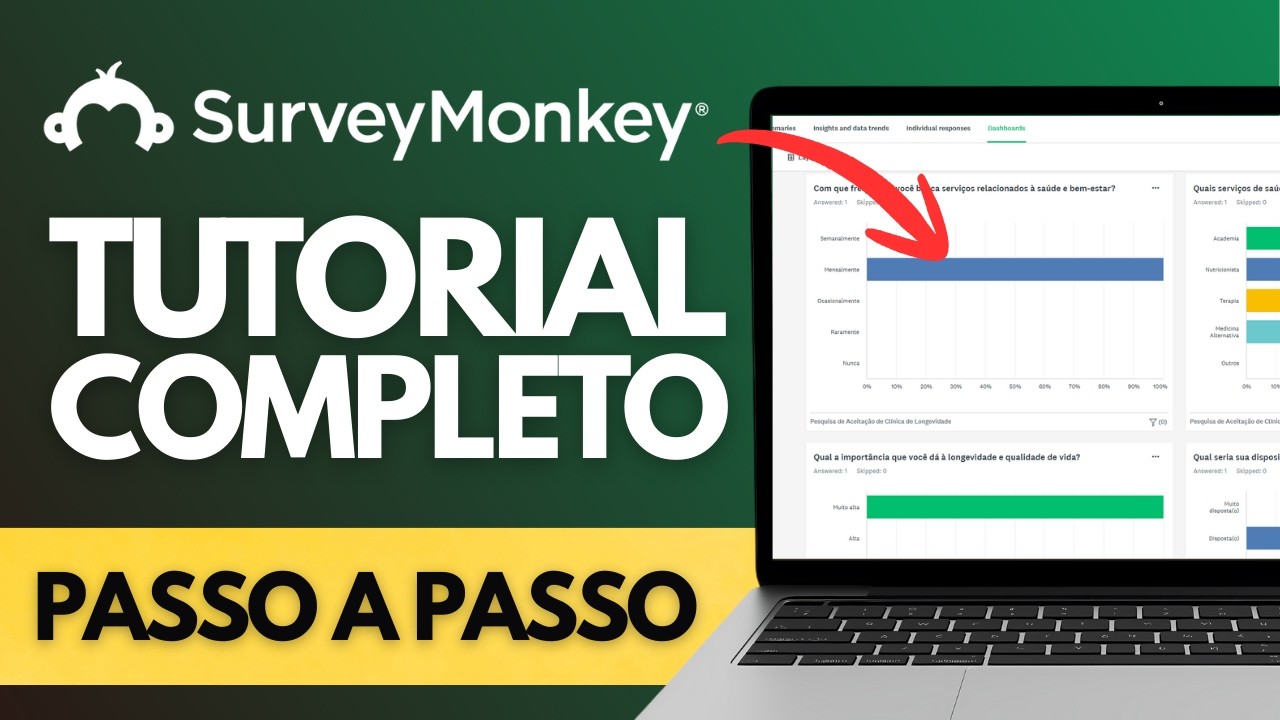 Como Criar Pesquisas e Formulários | Tutorial SurveyMonkey [COMPLETO] - Como Usar SurveyMonkey