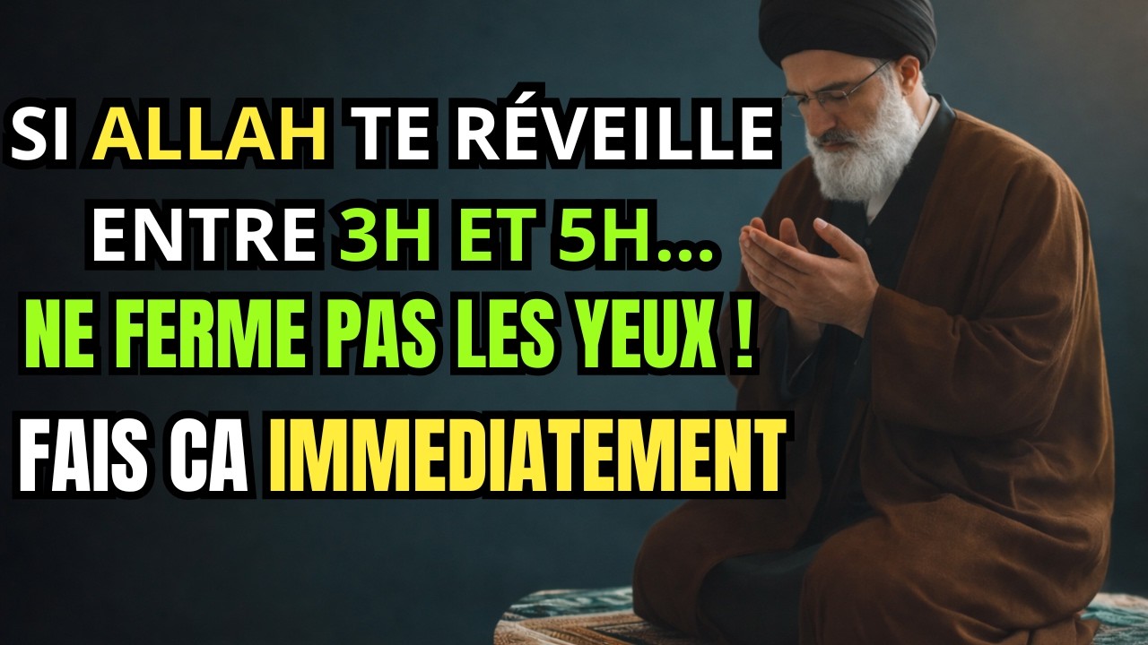 Pourquoi Allah te réveille entre 3h et 5h du matin : le secret que tu ignores