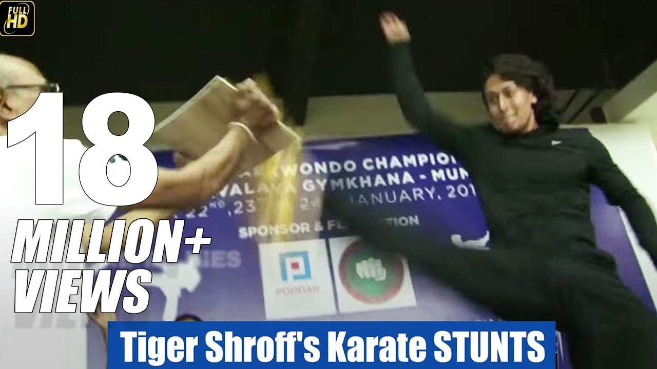 Tiger Shroff's Karate STUNTS Training In Public