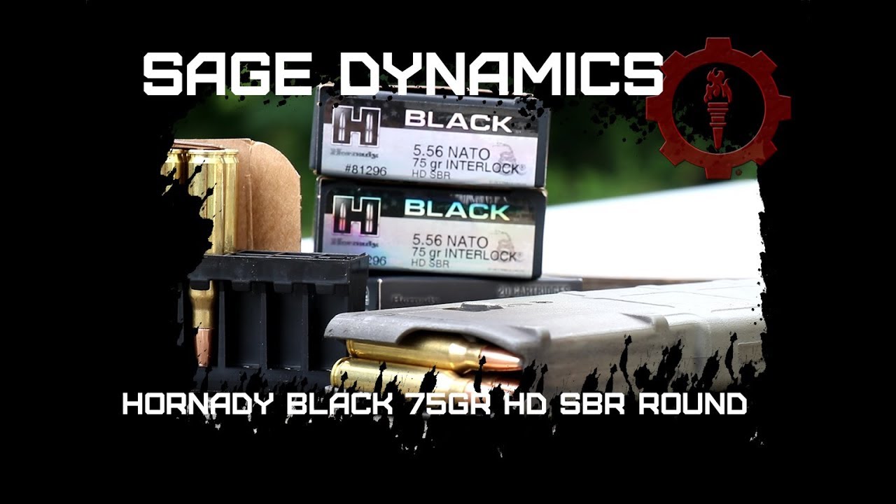 Hornady Black 75Gr HD SBR 5.56