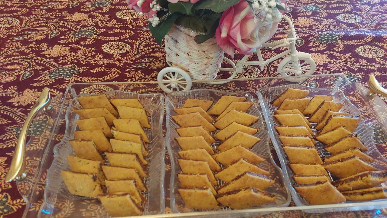 الكليجه العراقيه بطحين الشعير وطحين القمح مناسبه للرجيم ولمرضى السكري