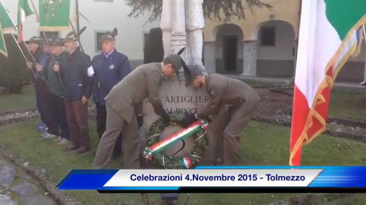 Celebrazioni del 4.Novembre 2015 alla Caserma Cantore di Tolmezzo