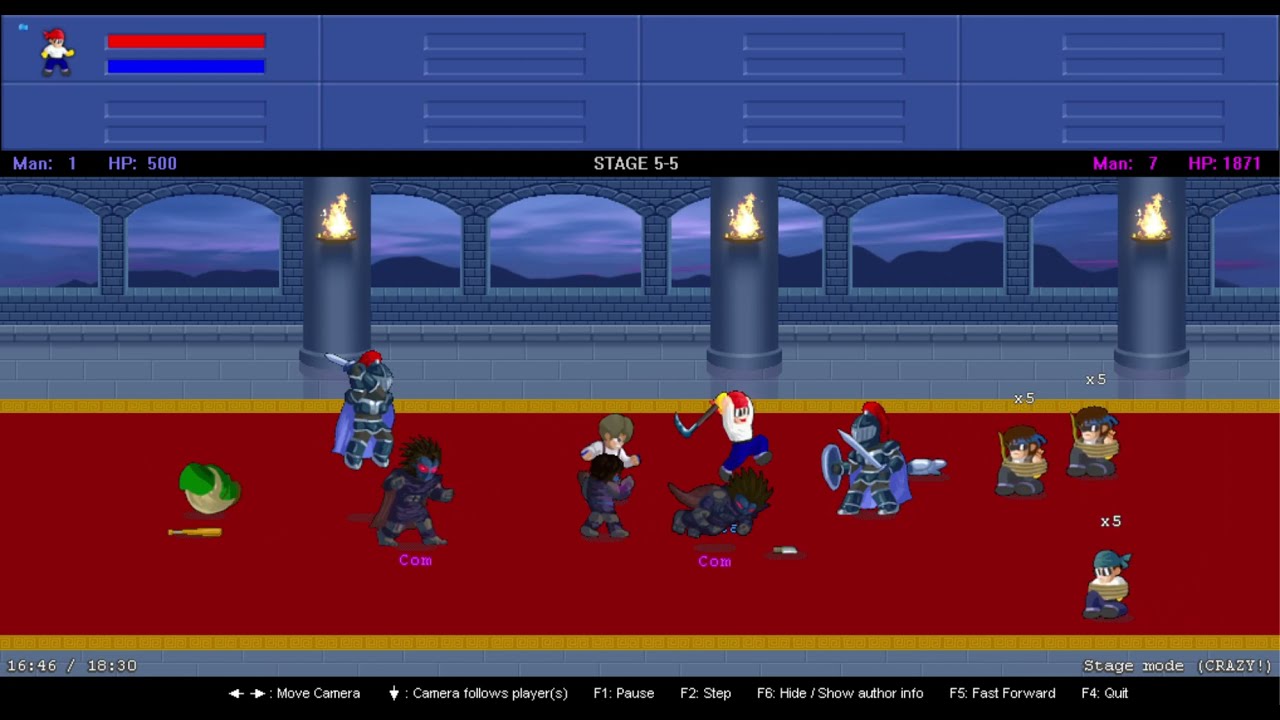 【TAS】LF2-Bandit-Crazy5-只有鐮刀能夠超越鐮刀