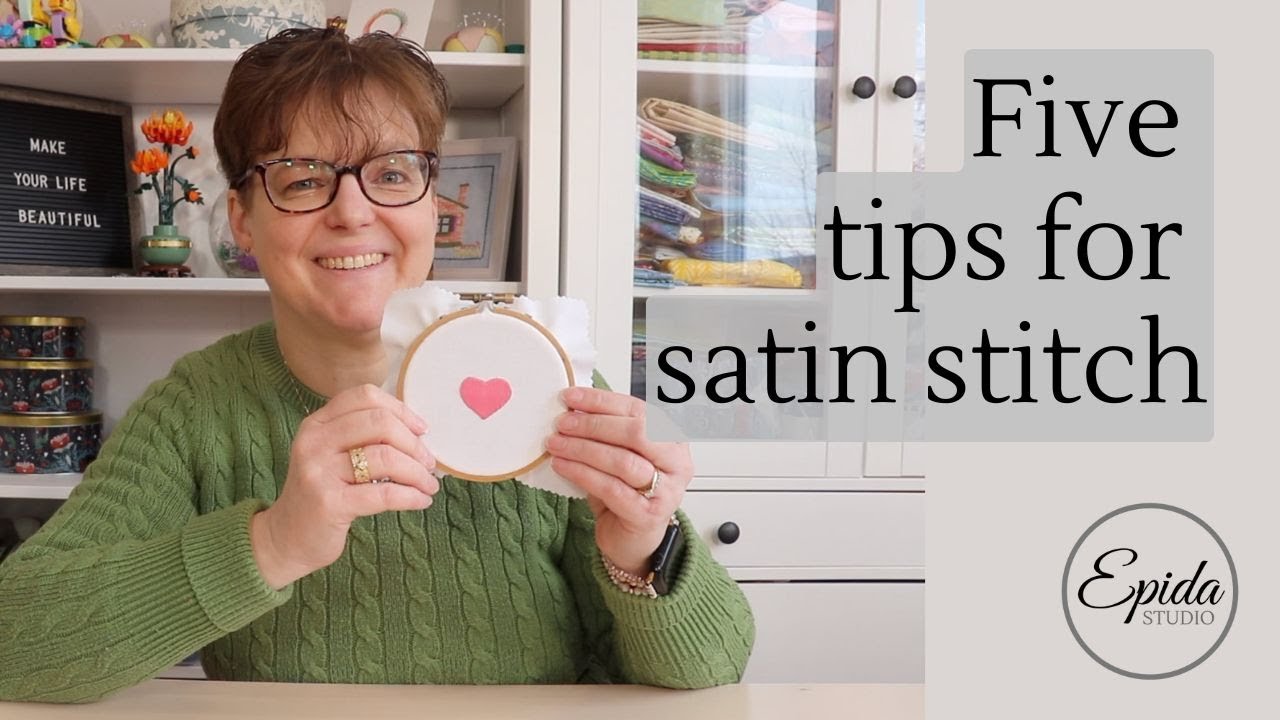 Five tips for satin stitch