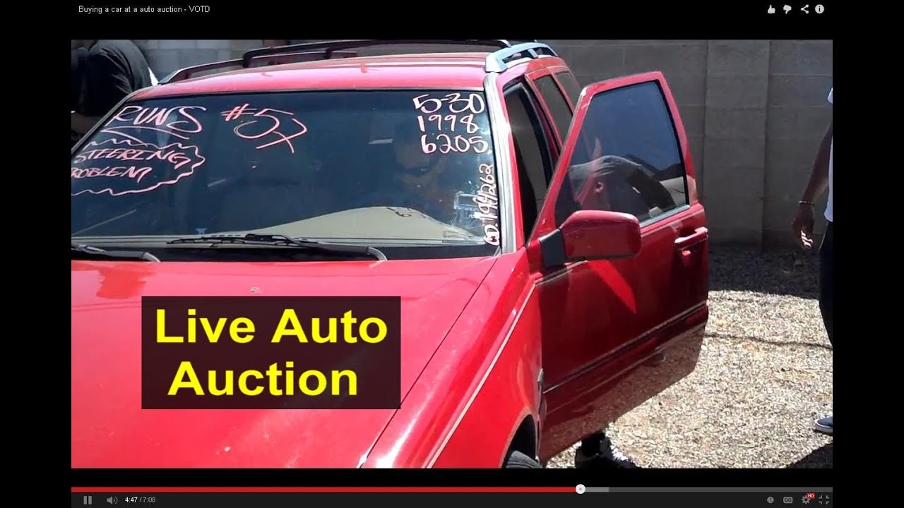 Buying a car at a public auto auction - Auto Information Series