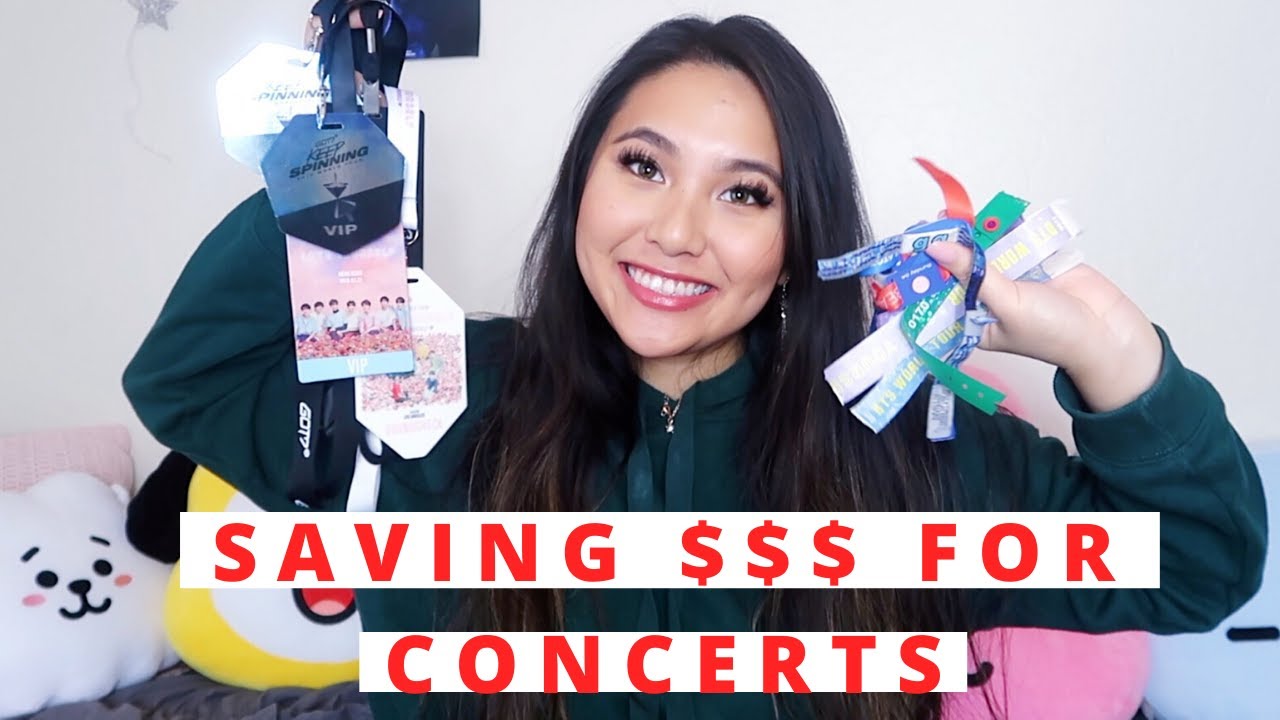SAVING MONEY FOR CONCERT TICKETS TIPS (I've gone to 30+ shows) | ShilaBui