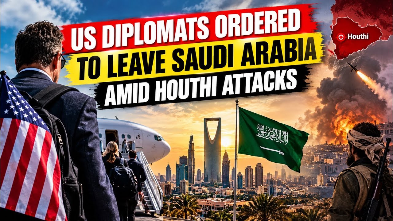 US Diplomats Ordered to Leave Saudi Arabia Amid Houthi Attacks